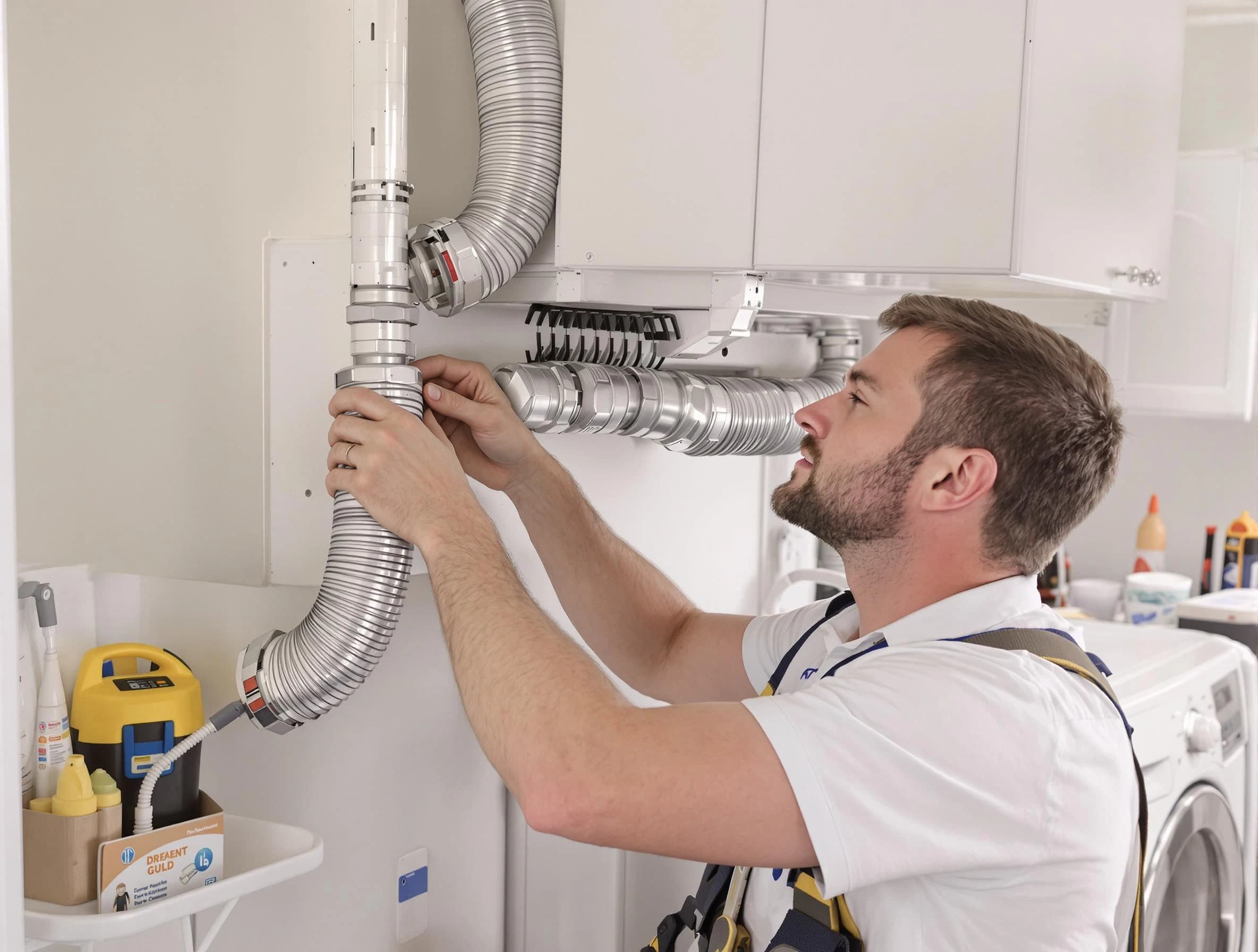 Professional dryer vent repair and installation by Lebanon Dryer Vent Cleaning in Lebanon