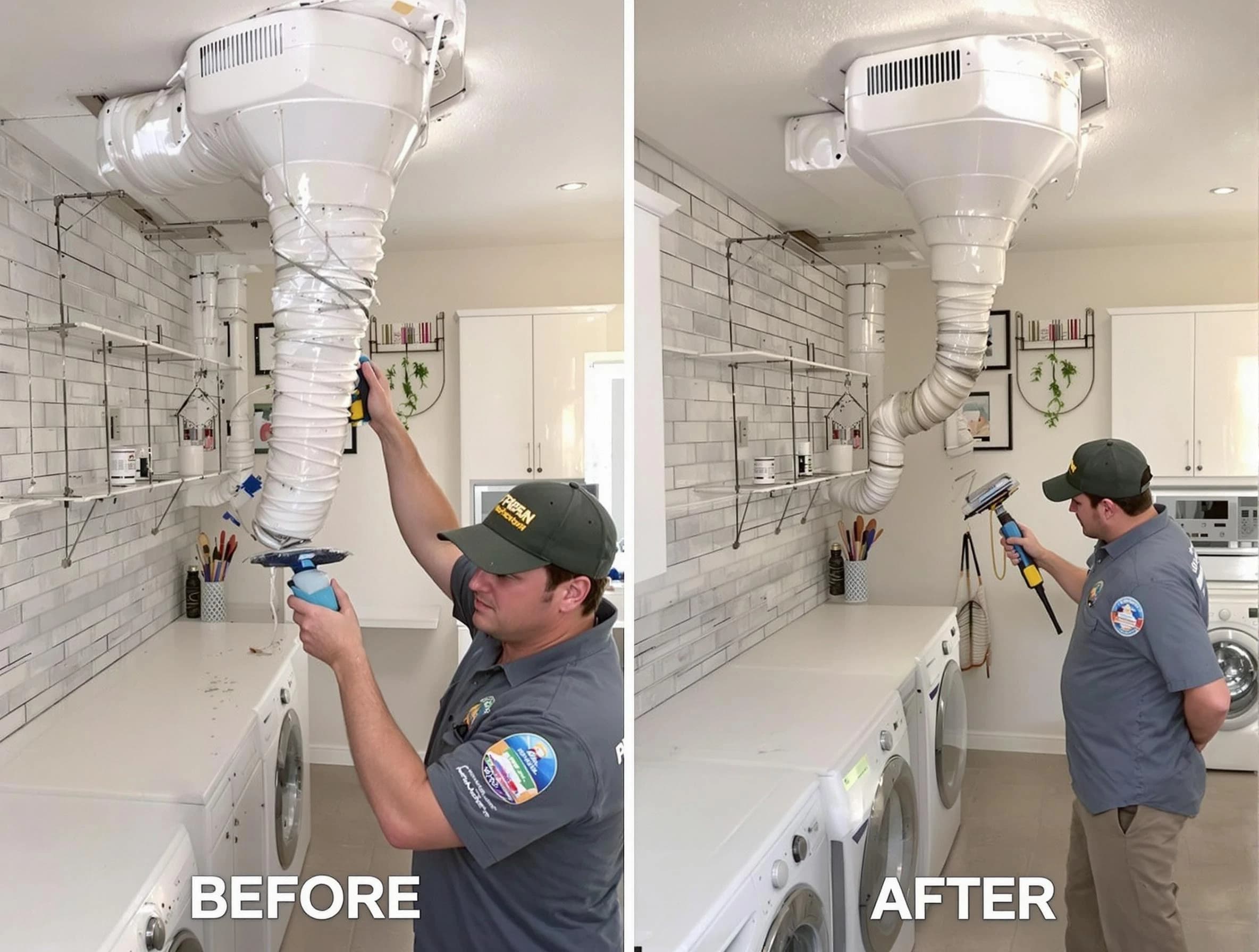 Professional dryer exhaust vent cleaning by Lebanon Dryer Vent Cleaning in Lebanon