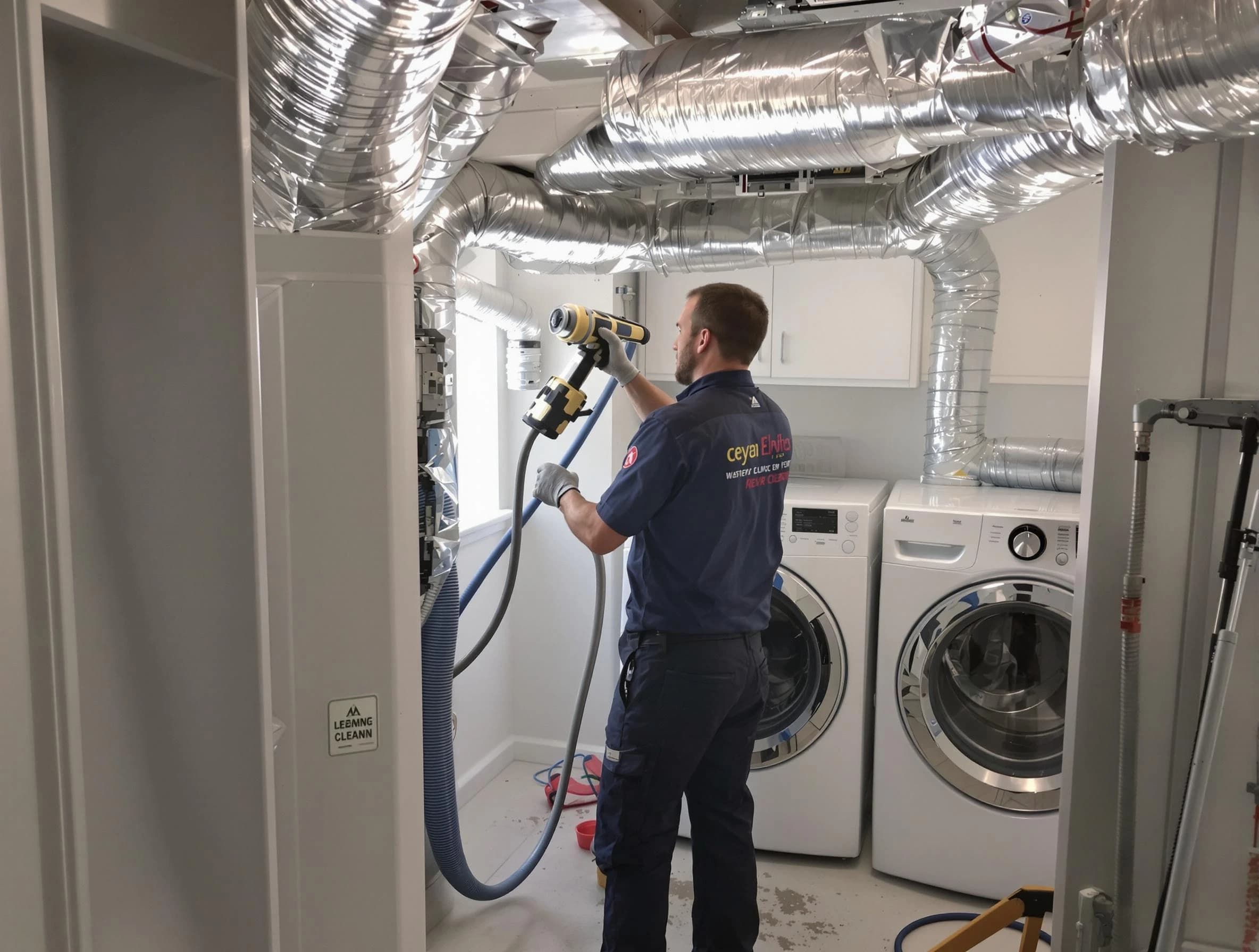 Lebanon Dryer Vent Cleaning specialist using advanced equipment for thorough duct cleaning in Lebanon