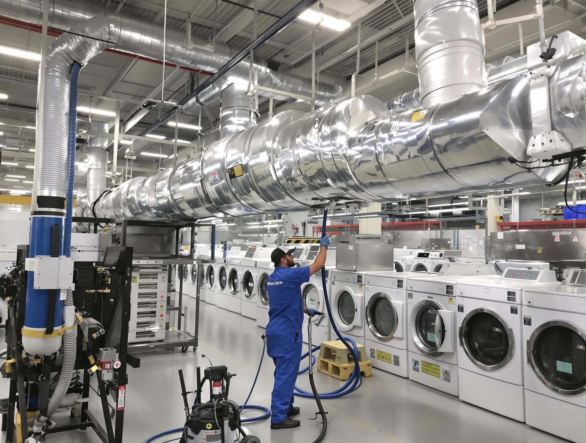 Lebanon Dryer Vent Cleaning team performing heavy-duty industrial dryer vent cleaning in Lebanon