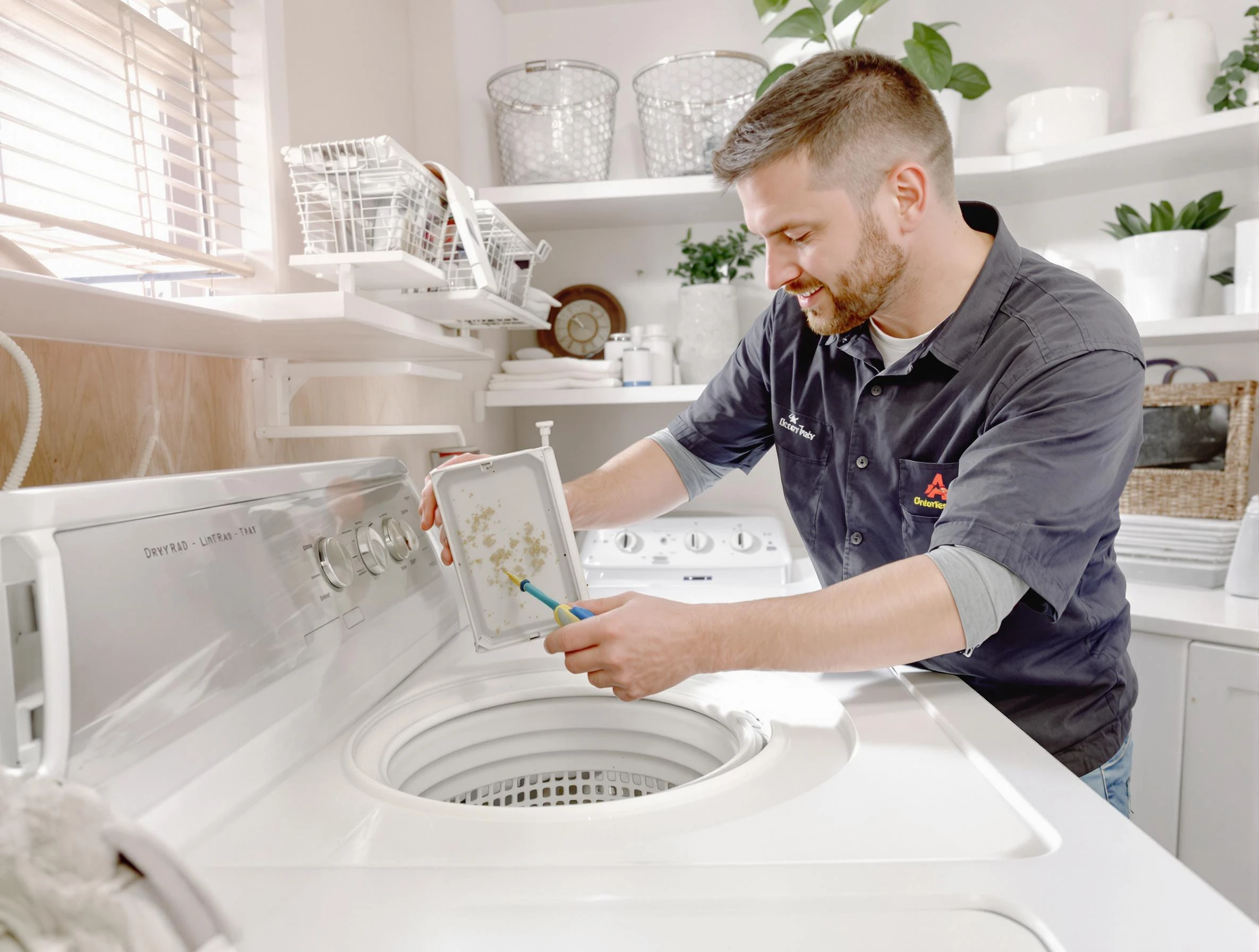 Cleaning Dryer Lint Trap in Lebanon
